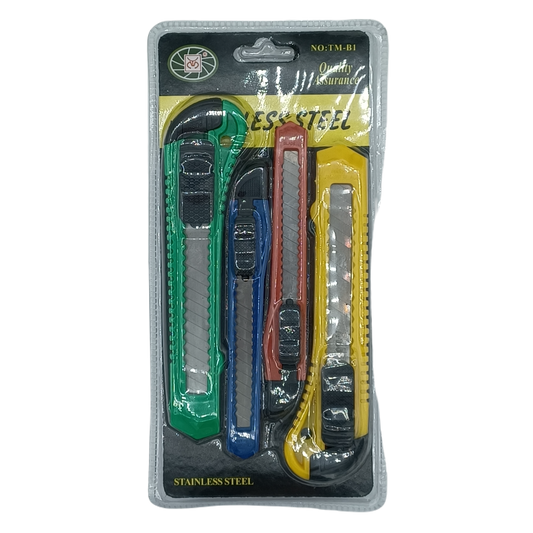 Box Cutters 4ct TM-B1Quality Assurance PEG