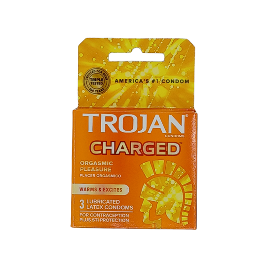 Trojan Charged 6pk/3ct