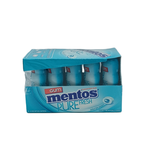 Mentos Pure Fresh Wintergreen 15pk/10ct