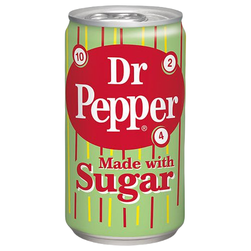 Mexican Dr Pepper Glass 12z/24ct