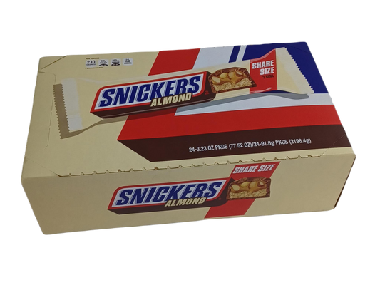 Snickers Almond 2pc Share Size 3.23oz/24ct