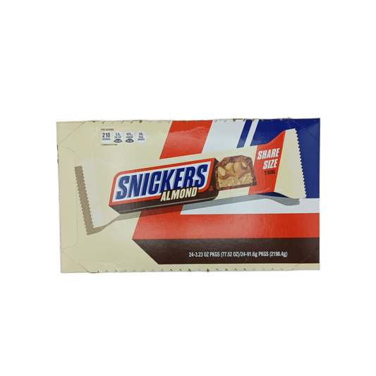 Snickers Almond 2pc Share Size 3.23oz/24ct