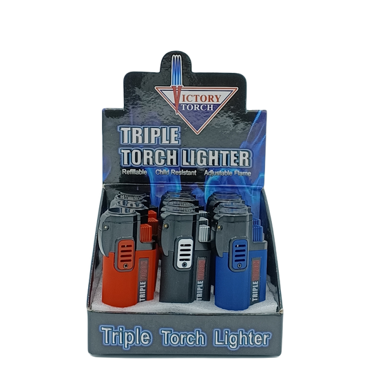 Triple Torch Lighters (Rubber)
