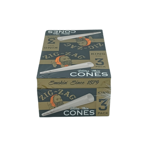 Zig Zag Cones King Size 3pk/24ct