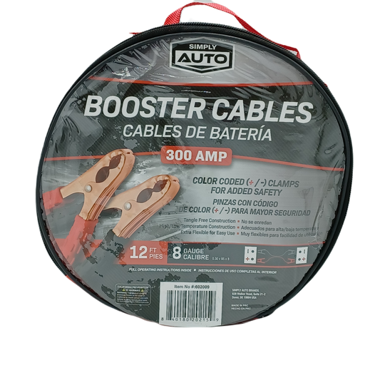 Simply Auto Booster Cables 300AMP