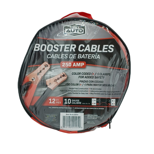 Simply Auto Booster Cables 250AMP