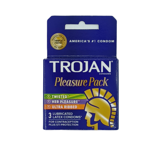 Trojan Pleasure Pack 6pk/3ct