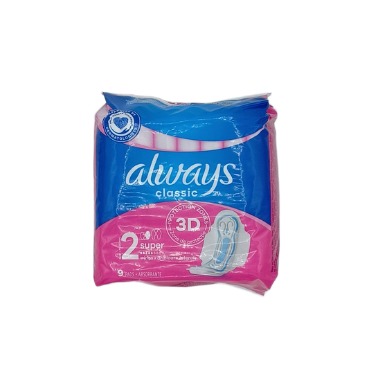Always Maxi Wings Size2  9ct