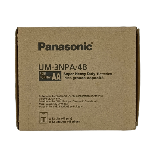 Panasonic AA 4pk/12ct Batteries