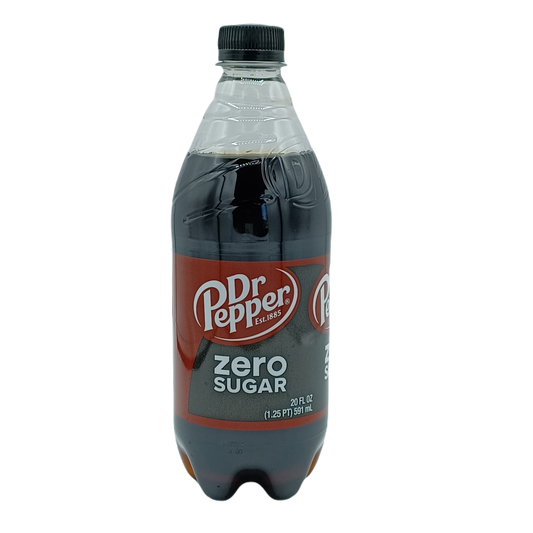 Dr Pepper Zero sugar 20oz/24ct