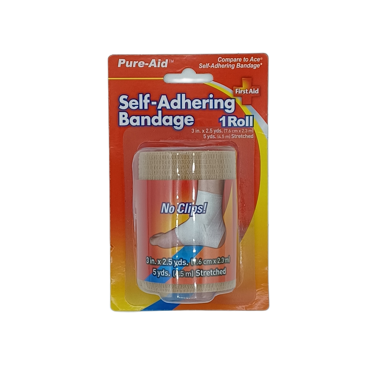 Pure Aid Self Adhering Bandage Roll