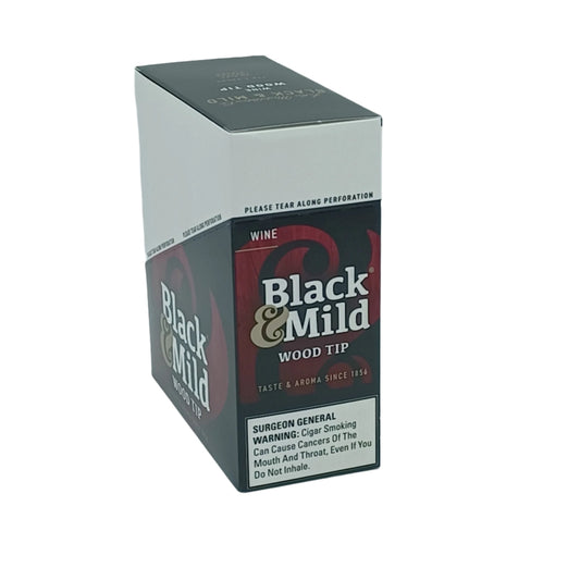 Black & Mild Wine Wood Tip 10/5pk