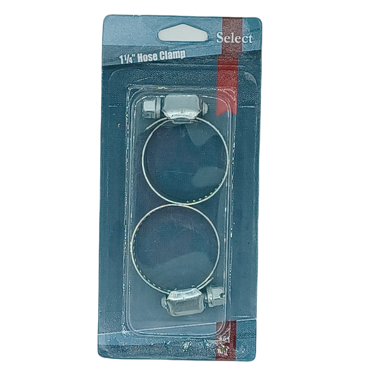 Select 1.25" Hose Clamps 2ct