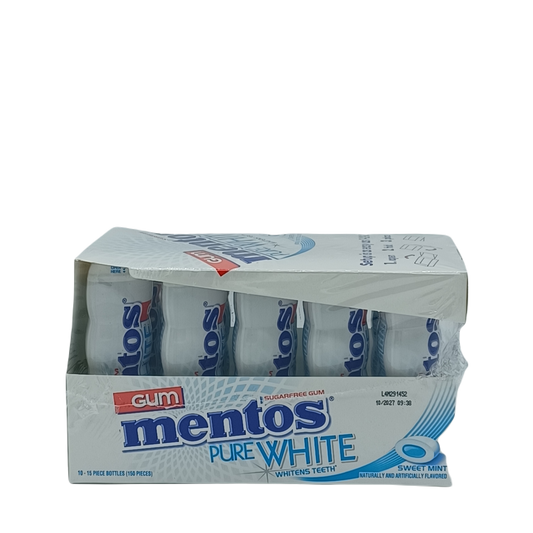 Mentos Pure White Sweet Mint 10ct