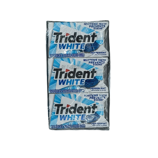 Trident White Peppermint 16pk/9ct