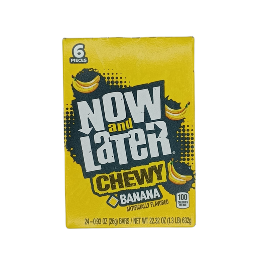 Now and Later Chewy Banana 24ct
