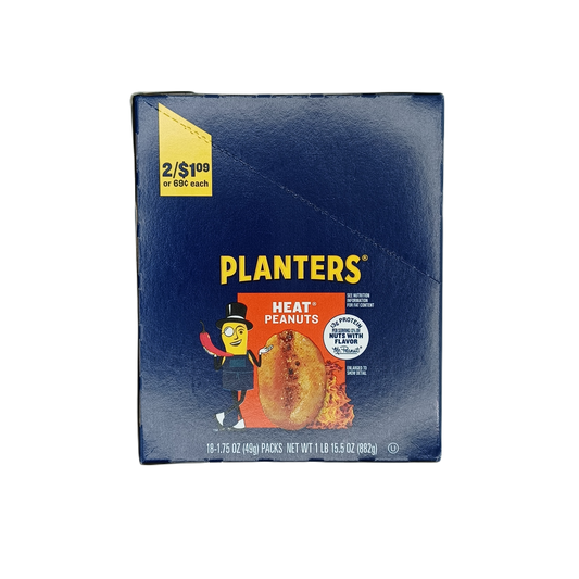 Planters Heat Peanuts 2$1 18ct PP