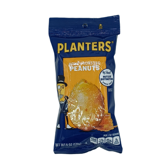 Planters Honey Roasted Peanuts 6oz PEG