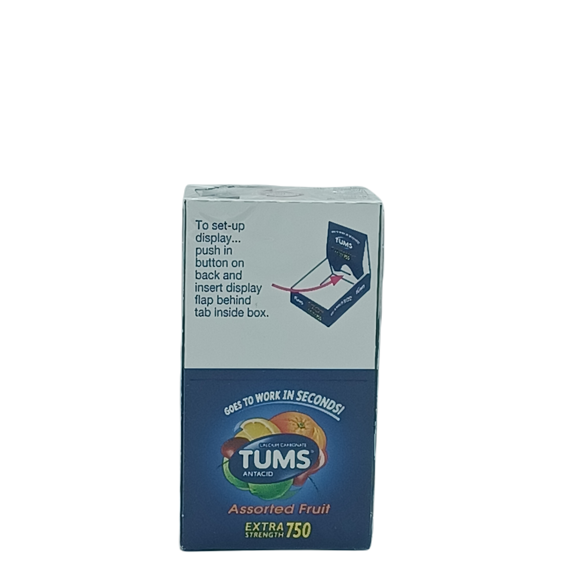 Tums Assorted Fruit 750Extra Stregnth 12ct