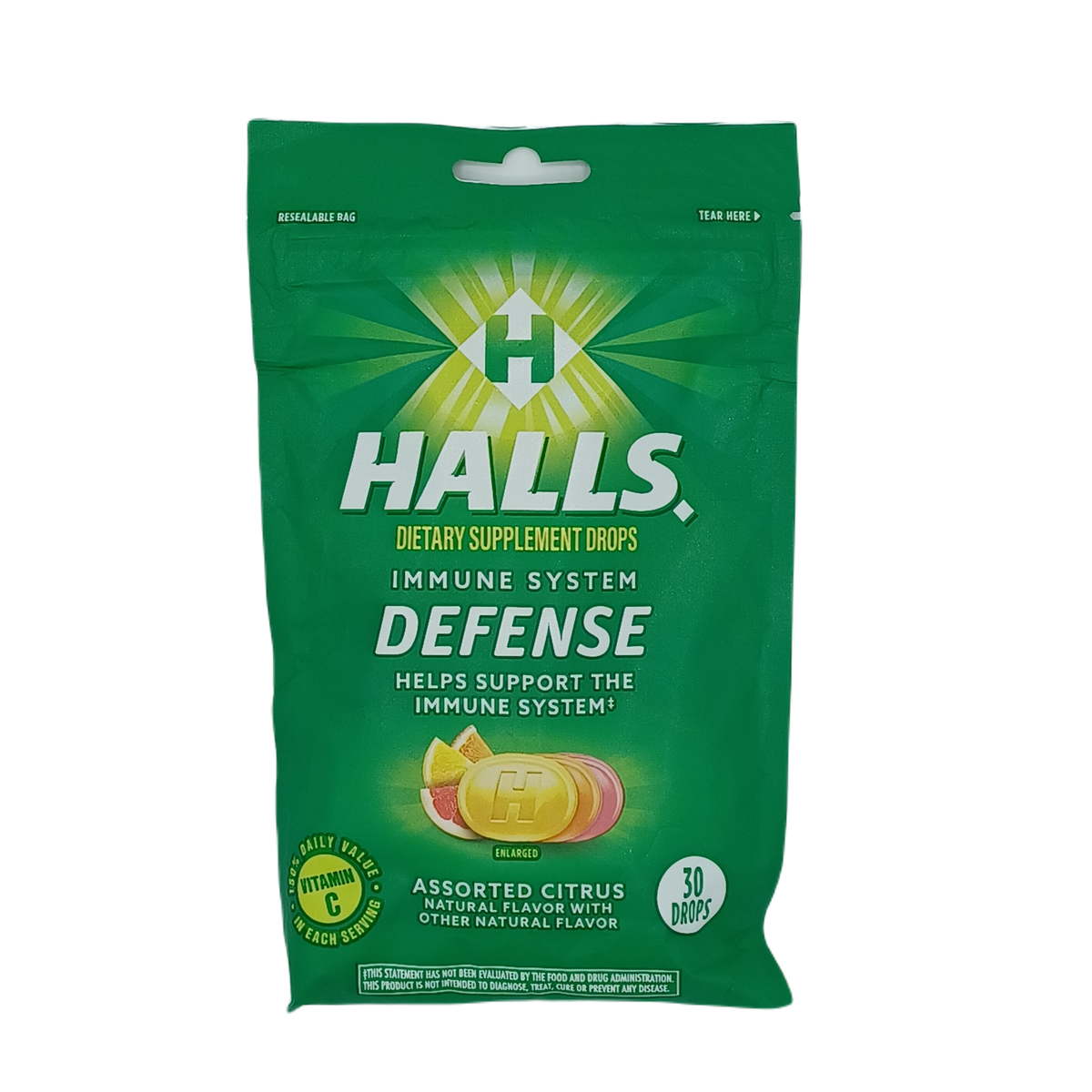 Halls Assorted Citrus 30ct