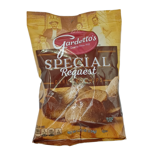 Gardetto's Special Request Garlic Chips 4.75oz PEG