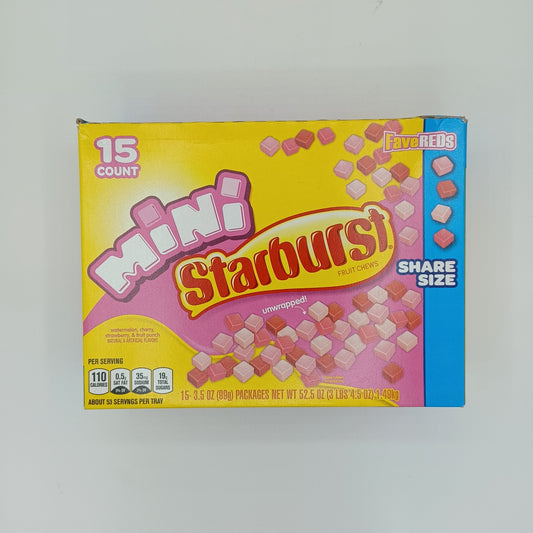 Starburst Mini Fave Reds Share Size 3.5oz/15ct