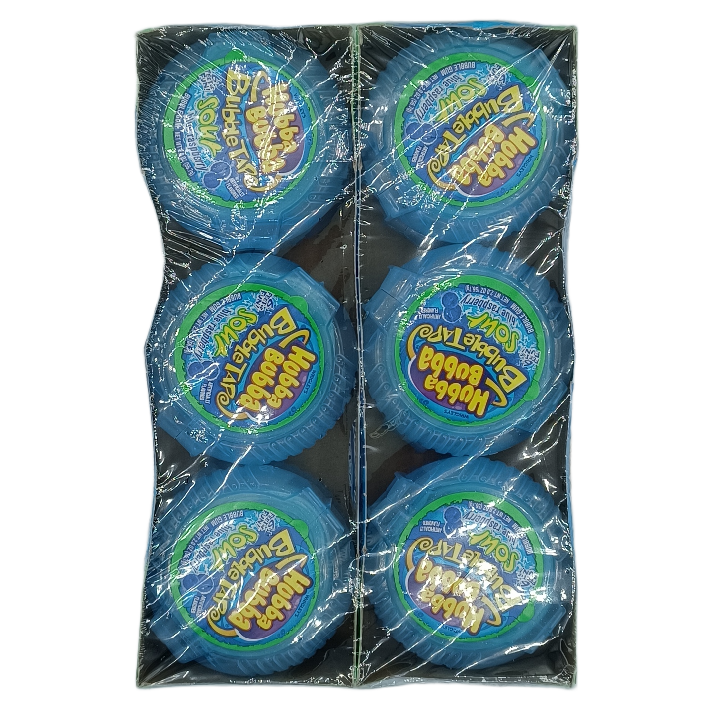 Hubba Bubba Sour Blue Raspberry Tape 12ct
