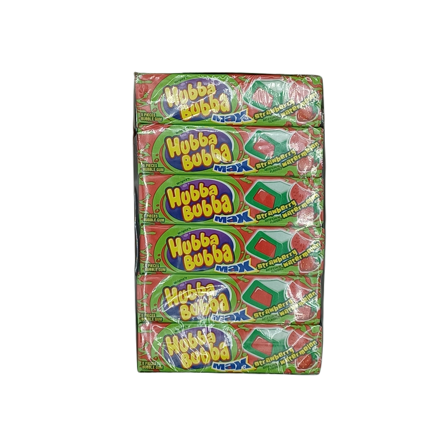 Hubba Bubba Max Strawberry Watermelon 5pk/18ct
