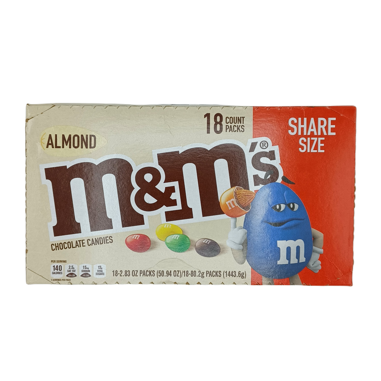 M&M's Almond Choco SS 18ct