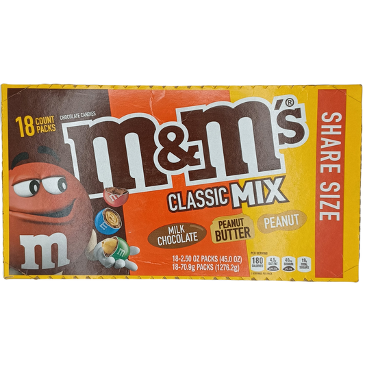 M&M's Classic Mix Share Size 18ct