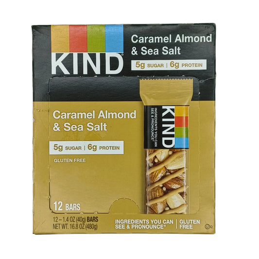Kind Crml Almond & Sea Salt 12ct