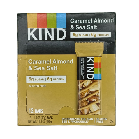 Kind Crml Almond & Sea Salt 12ct