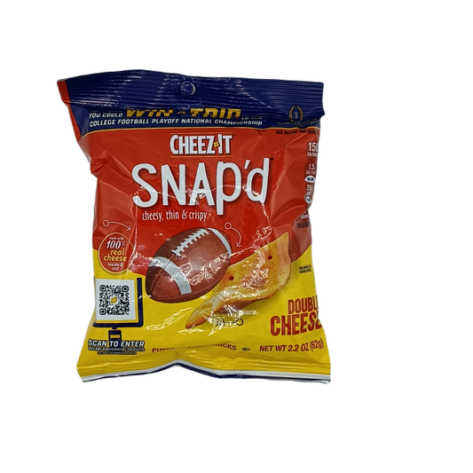 Cheezit Snap'd Dbl Cheese 2.2oz