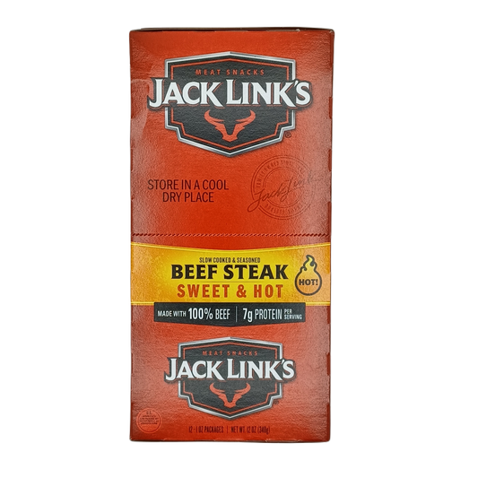 Jack Links Sweet & Hot Beef Steak 1oz/12ct