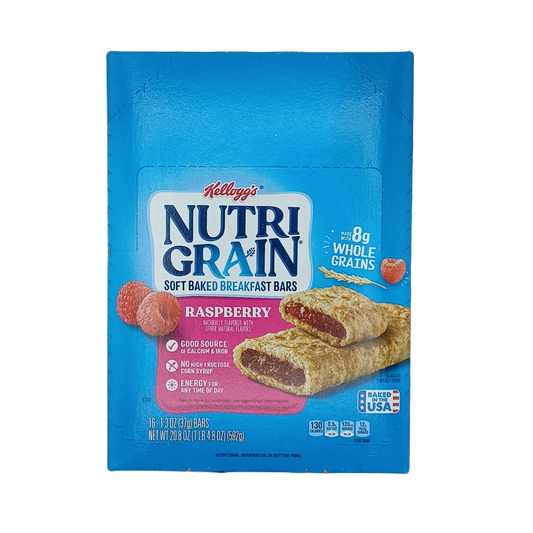 Nutri Grain Raspberry 1.3oz/16ct