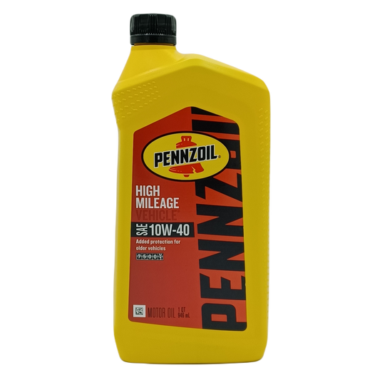 Pennzoil High Mileage 10w40 1qt/6ct