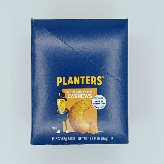 Planters Honey Roasted Cashews 2oz/15ct