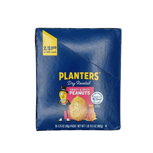 Planters Pnuts Swt & Spicy 1.75oz/18ct