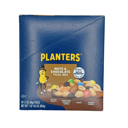 Planters Trial mix Nuts & Choc 1.7oz/18ct