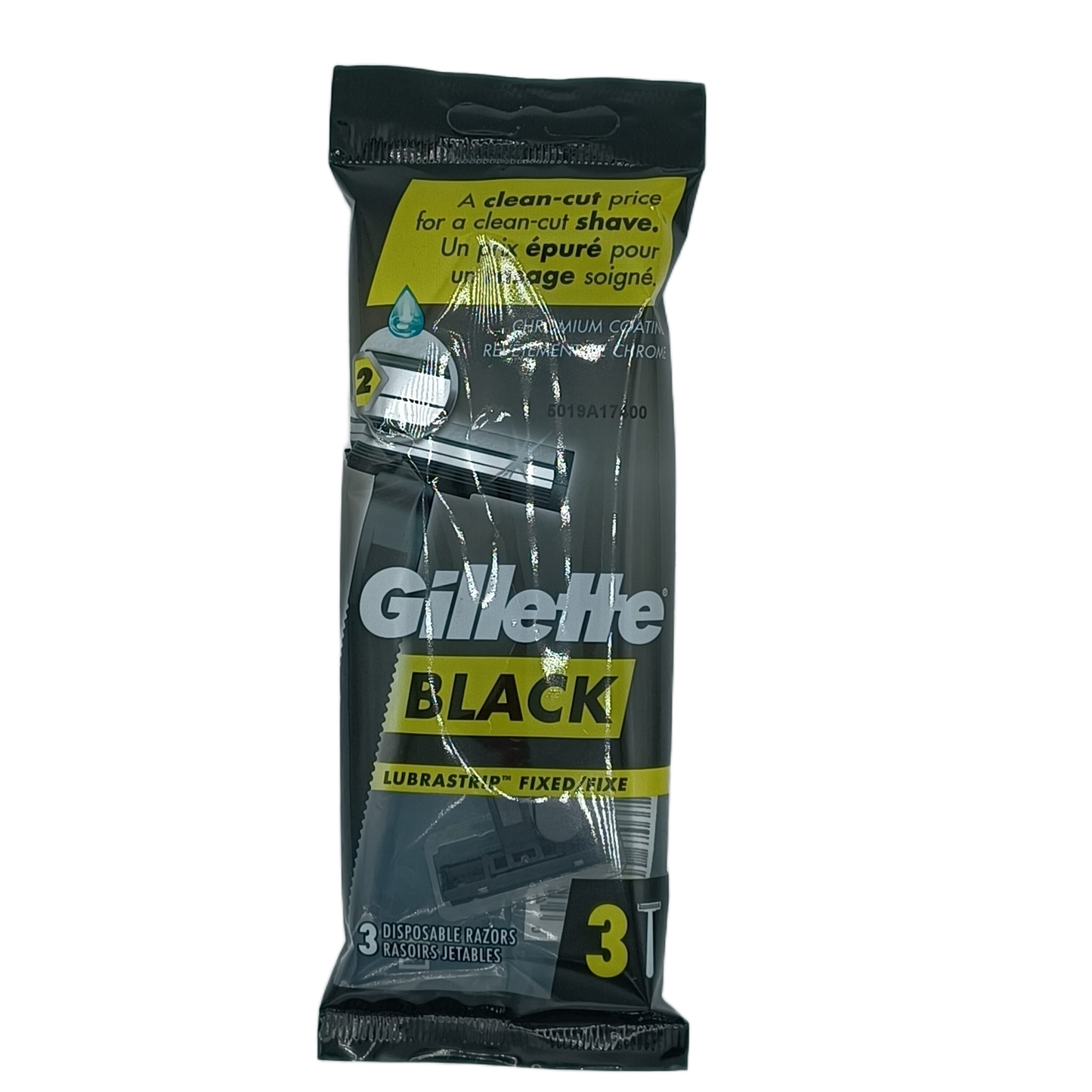 Gillette Black Razors 3ct