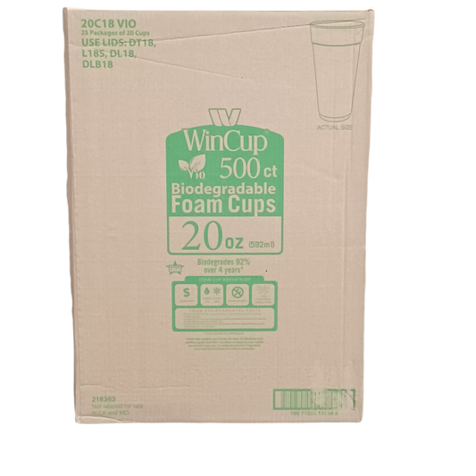Foam Cups 20C18 20oz/500ct