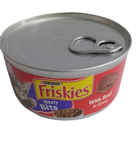 Friskies Meaty Bits Beef 5.5oz Can