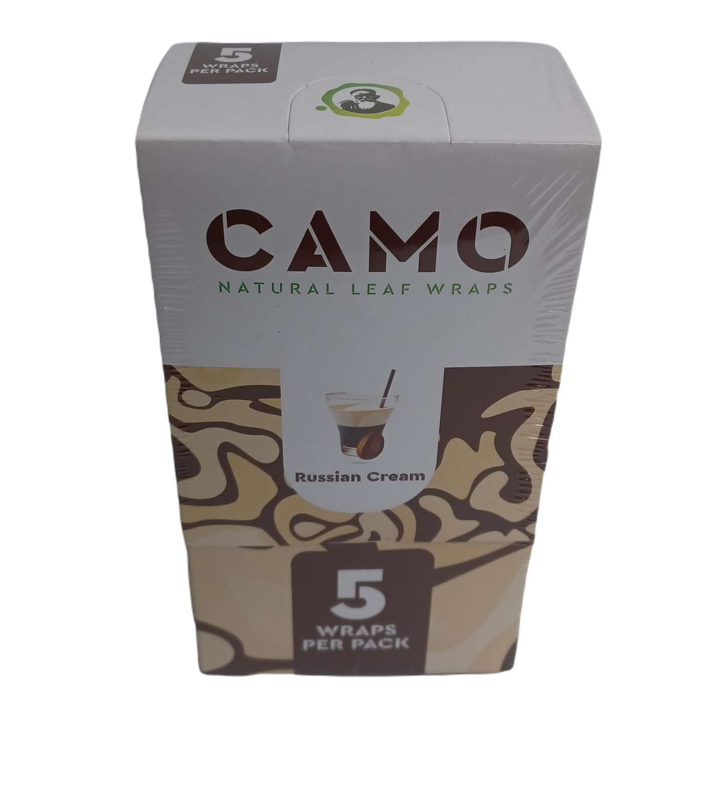 Camo Russian Cream Wrap 25/5ct Afghan