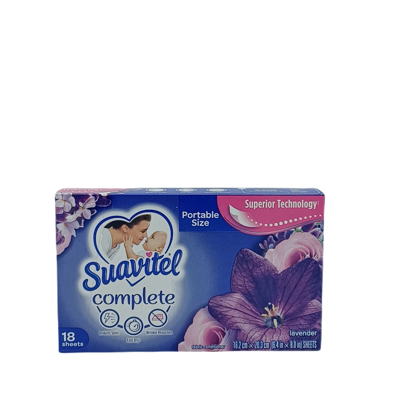 Suavitel Dryer Sheets Lavender 18ct