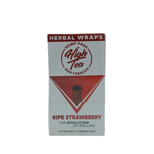 High Tea Wrap Ripe Strawberry 25/5ct