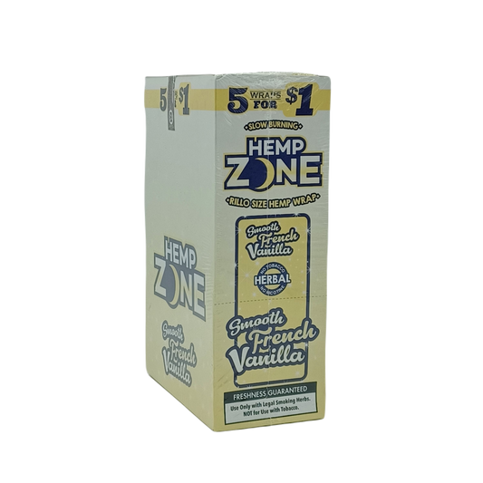Hemp Zone French Vanilla 5/$1 15/5c