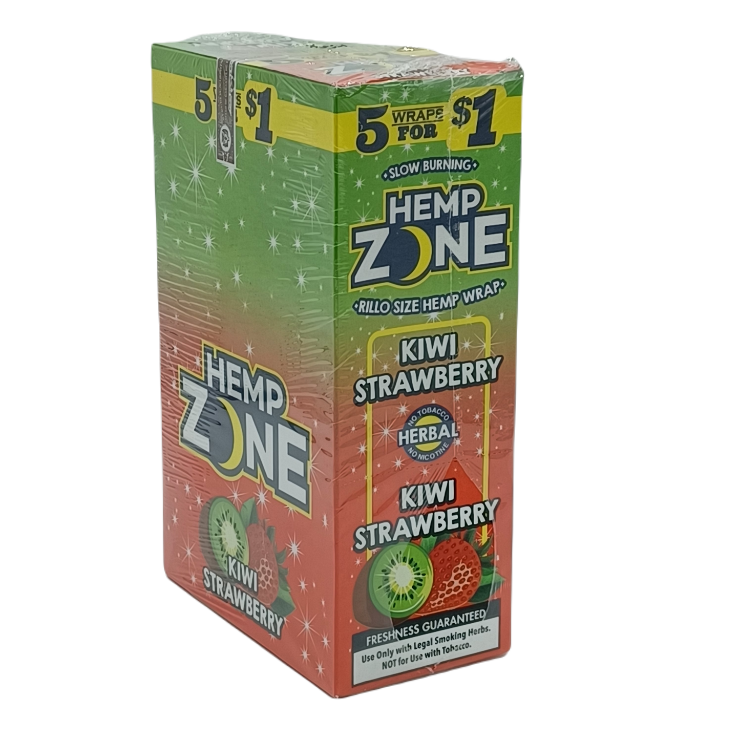 Hemp Zone Kiwi Strawberry 5/$1 15/5ct