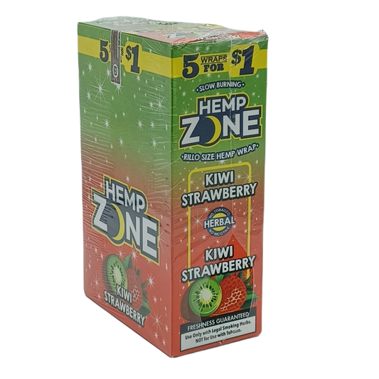Hemp Zone Kiwi Strawberry 5/$1 15/5ct
