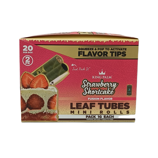 King Palm Mini Strawberry Shortcake 2pk/20ct