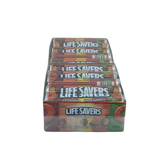 Life Savers 5Flav Hard Candy 1.14oz/20ct Rolls